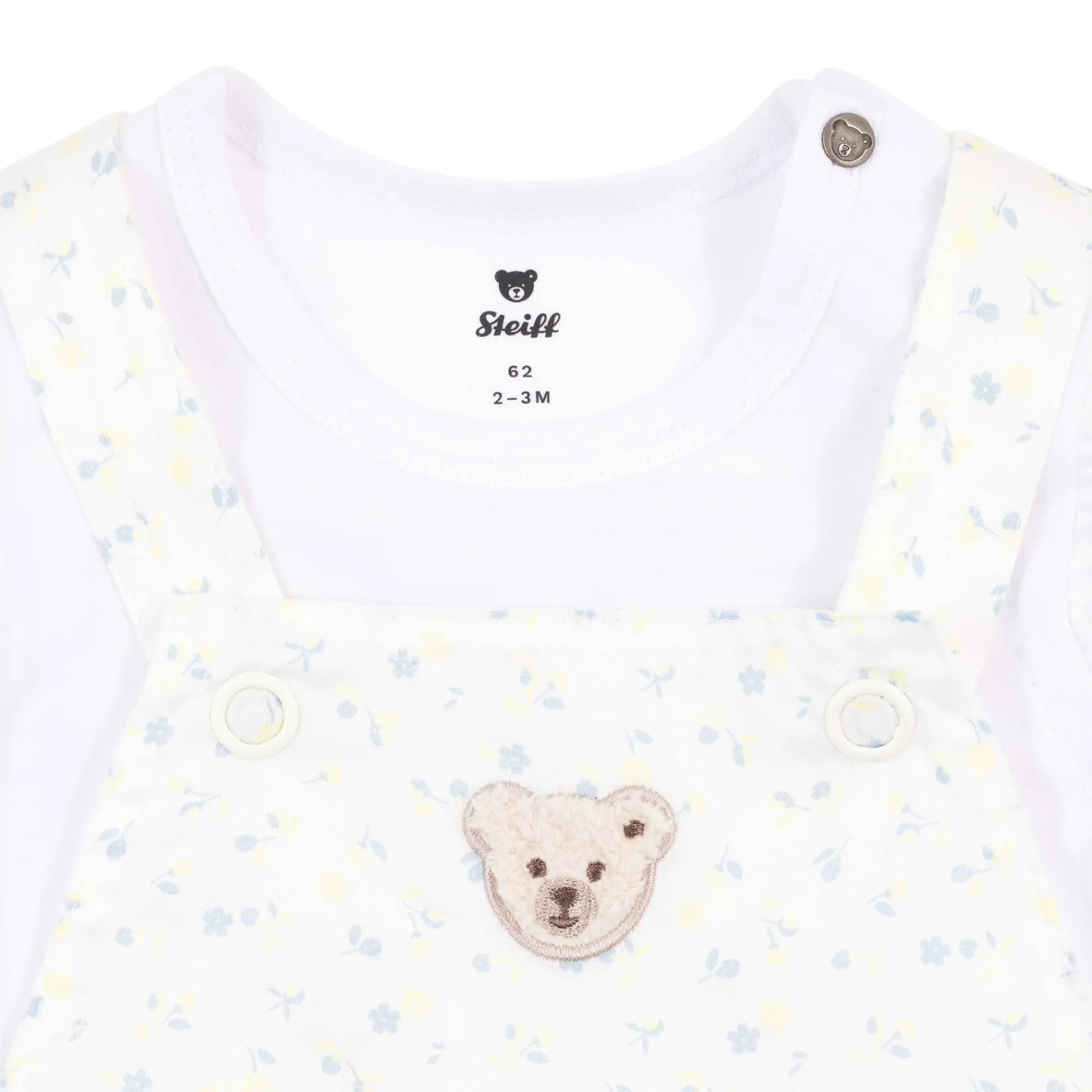 Online Steiff Set Shorts + T-Shirt, for Girls white