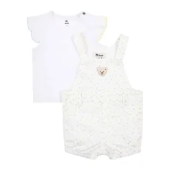 Online Steiff Set Shorts + T-Shirt, for Girls white