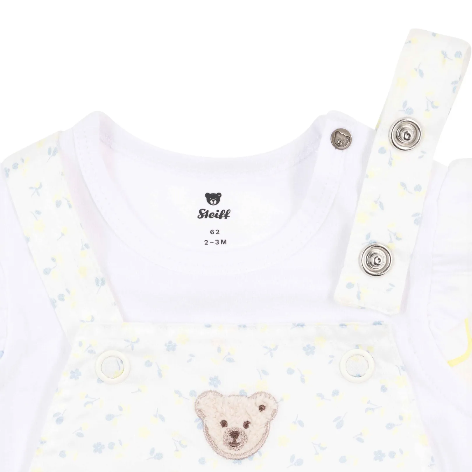 Online Steiff Set Shorts + T-Shirt, for Girls white