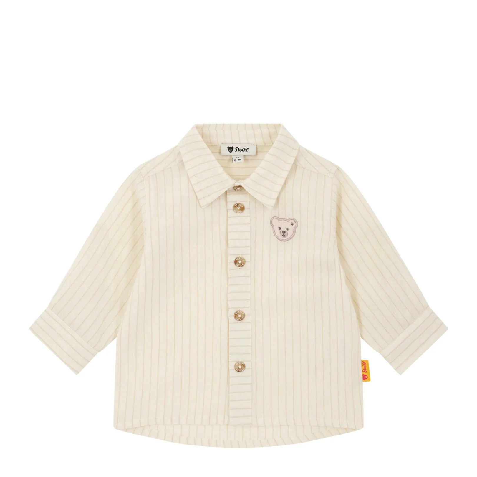 New Steiff Shirt longsleeve, for Boys beige