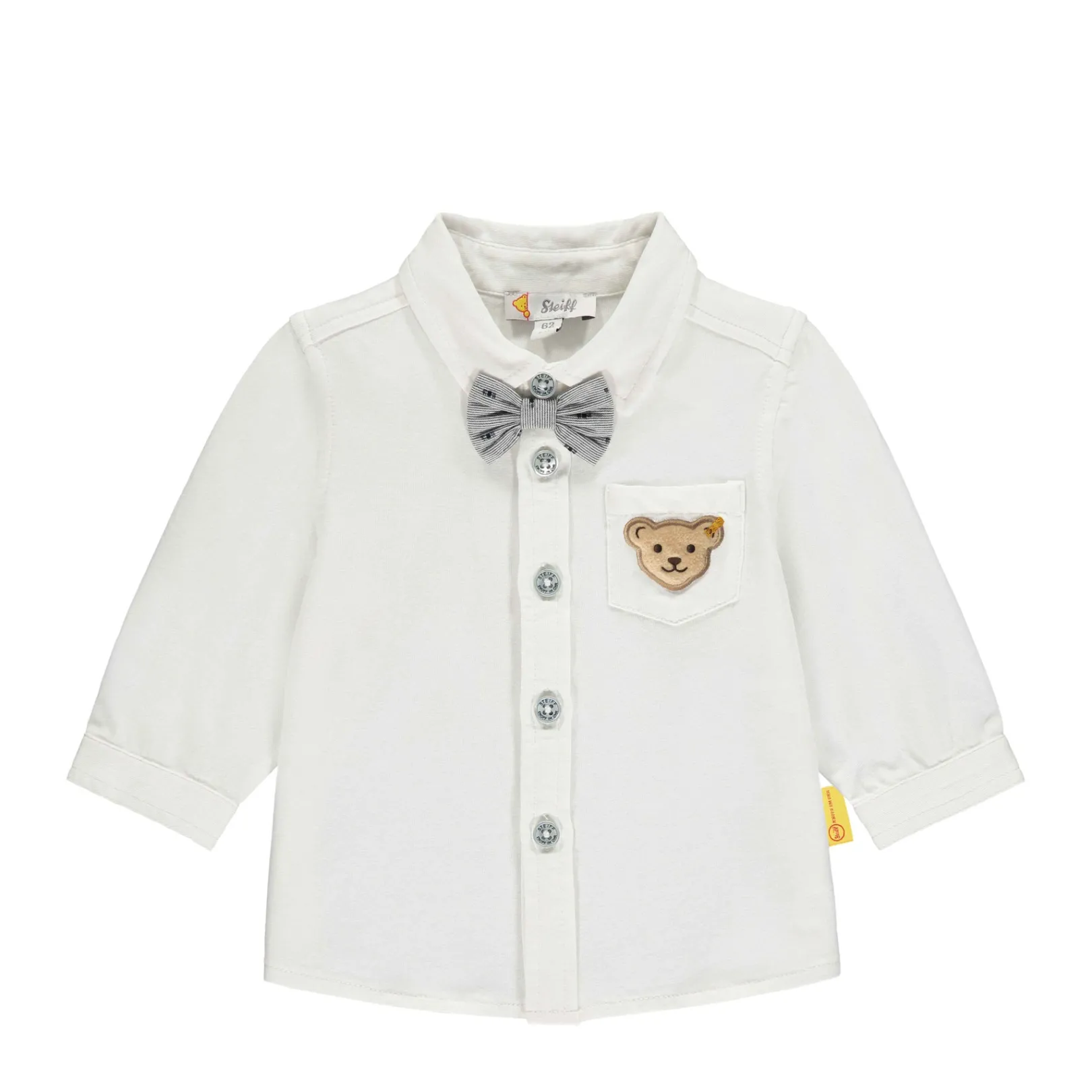 Outlet Steiff Shirt longsleeve, for Boys white