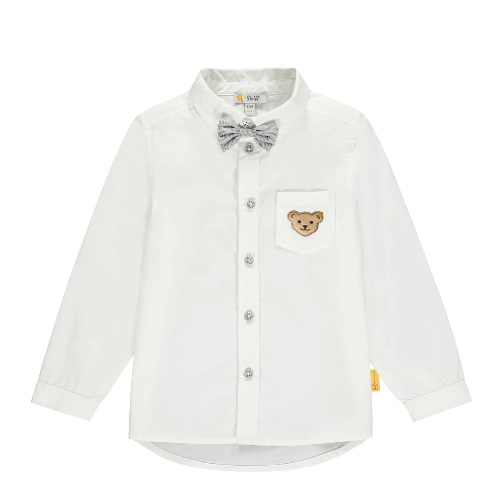 Discount Steiff Shirt longsleeve, for Boys white