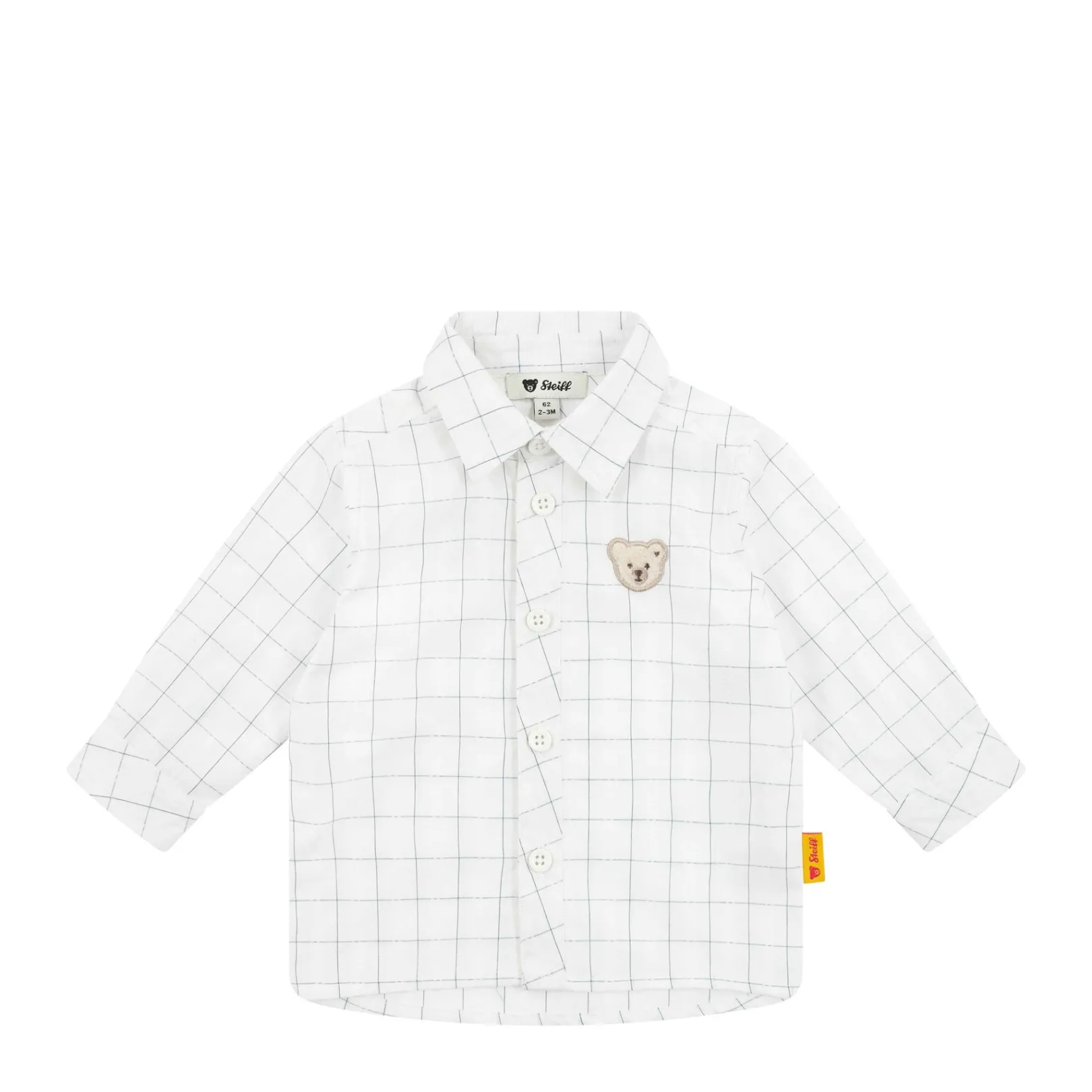 Fashion Steiff Shirt longsleeve, for Boys white