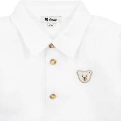 Hot Steiff Shirt longsleeve, for Boys white
