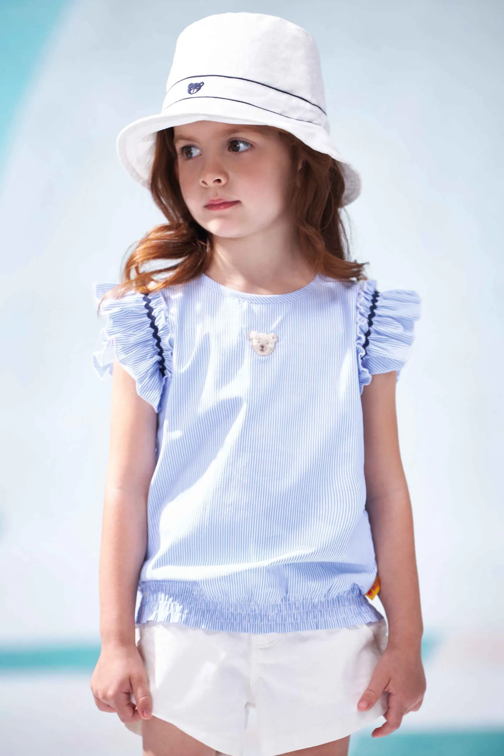 Discount Steiff Shorts, for Girls white