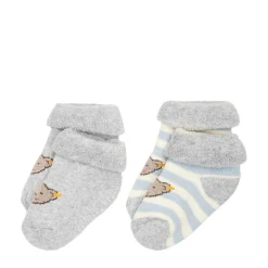 Hot Steiff Socks pack of 2 GOTS, light blue lightblue
