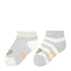 Sale Steiff Socks pack of 2 GOTS, light grey lightgrey