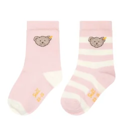Outlet Steiff Socks pack of 2 GOTS, pink rose