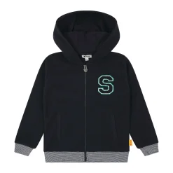 Outlet Steiff Sweat Jacket, dark blue for Boys darkblue