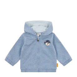 New Steiff Sweat Jacket, medium blue for Boys mediumblue