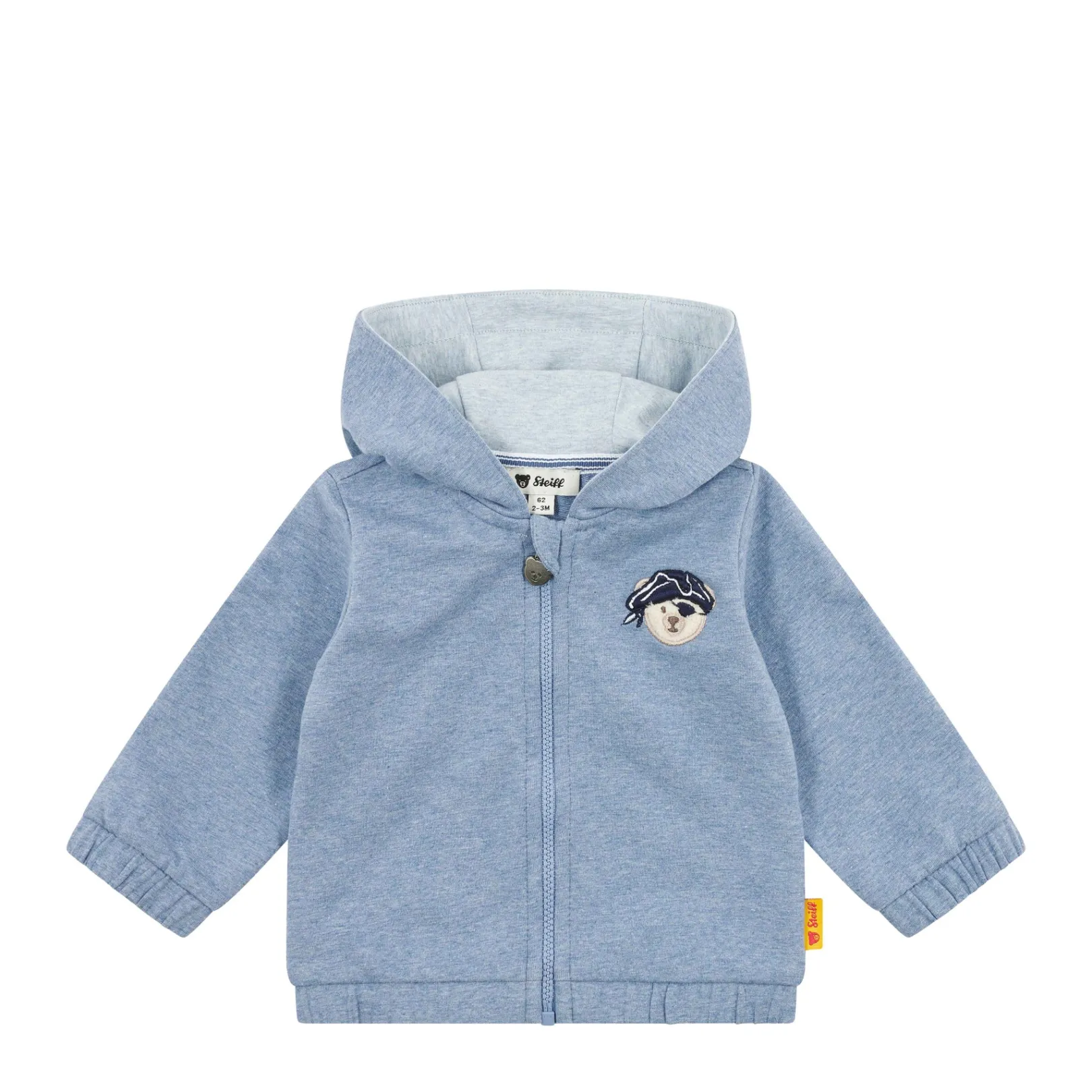 New Steiff Sweat Jacket, medium blue for Boys mediumblue