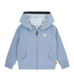 New Steiff Sweat Jacket, medium blue for Boys mediumblue