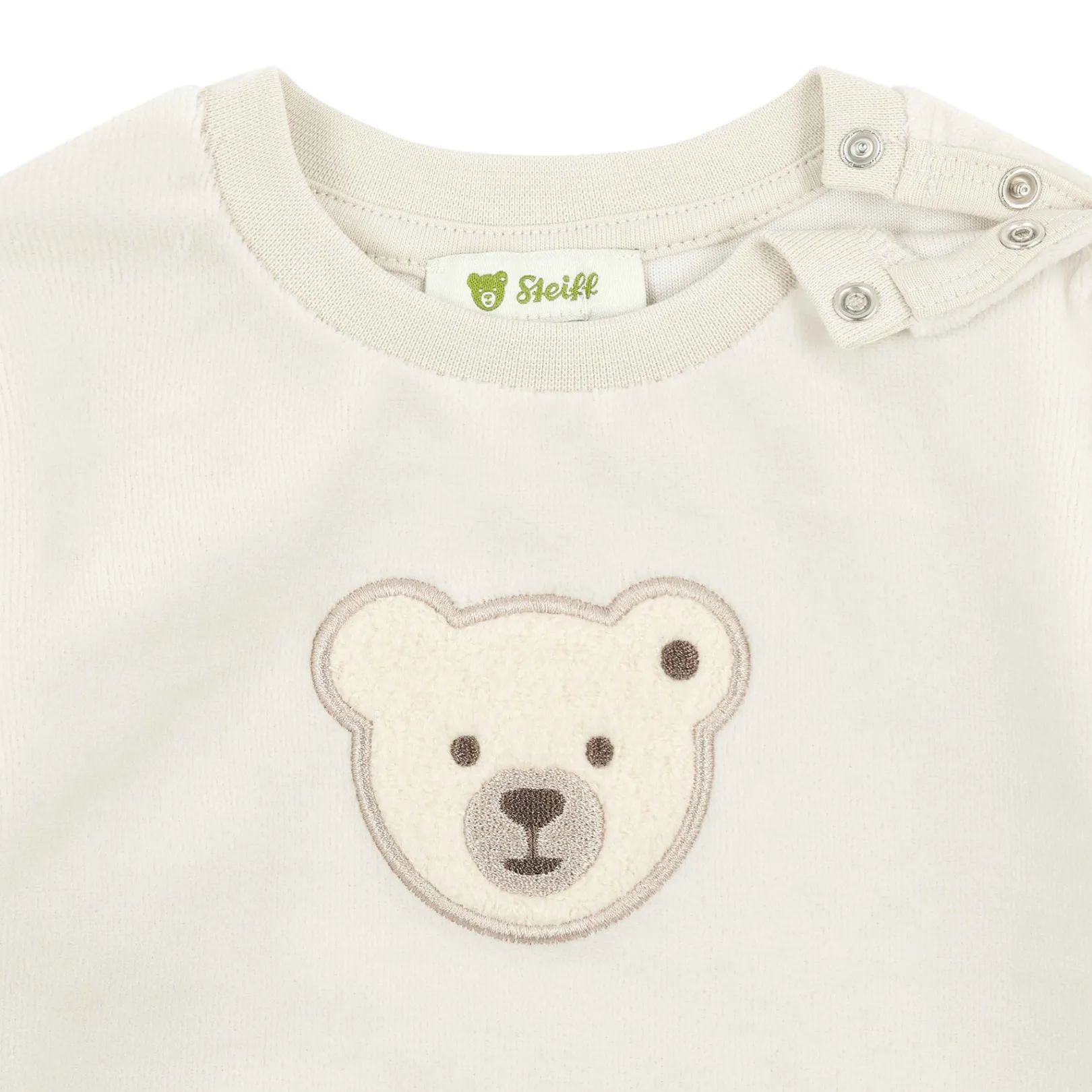 Hot Steiff Sweatshirt GOTS, beige