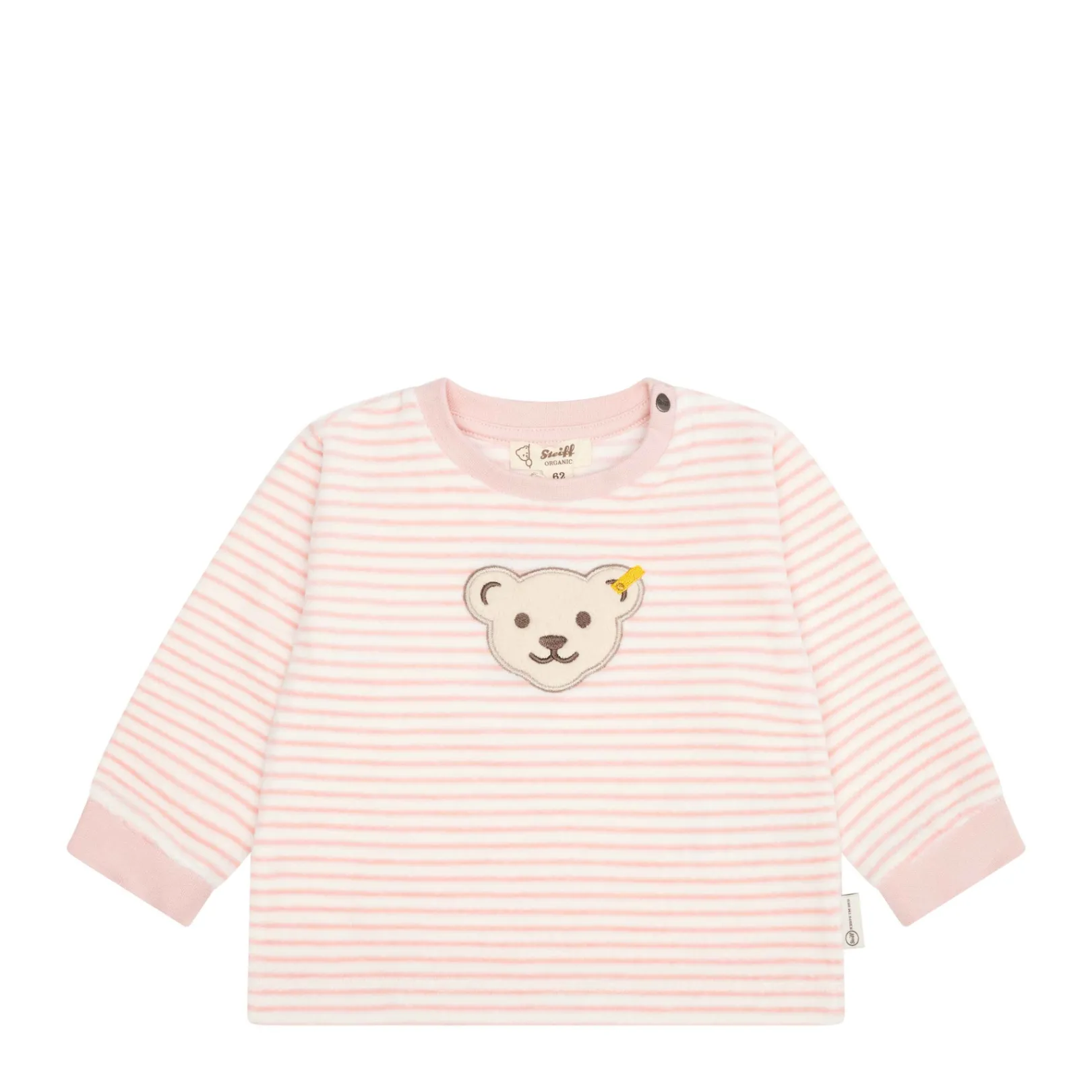 Online Steiff Sweatshirt GOTS, pink rose