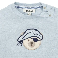 Hot Steiff Sweatshirt, light blue for Boys lightblue