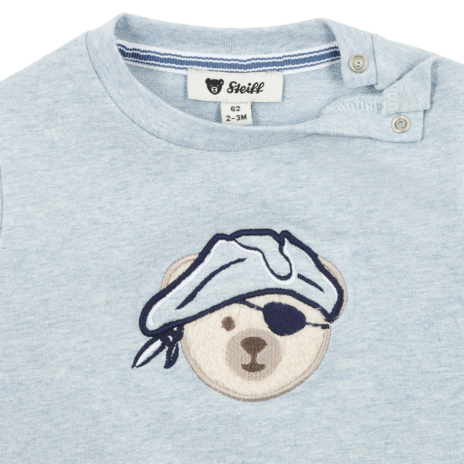 Hot Steiff Sweatshirt, light blue for Boys lightblue