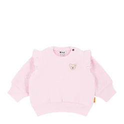 New Steiff Sweatshirt, pink for Girls rose