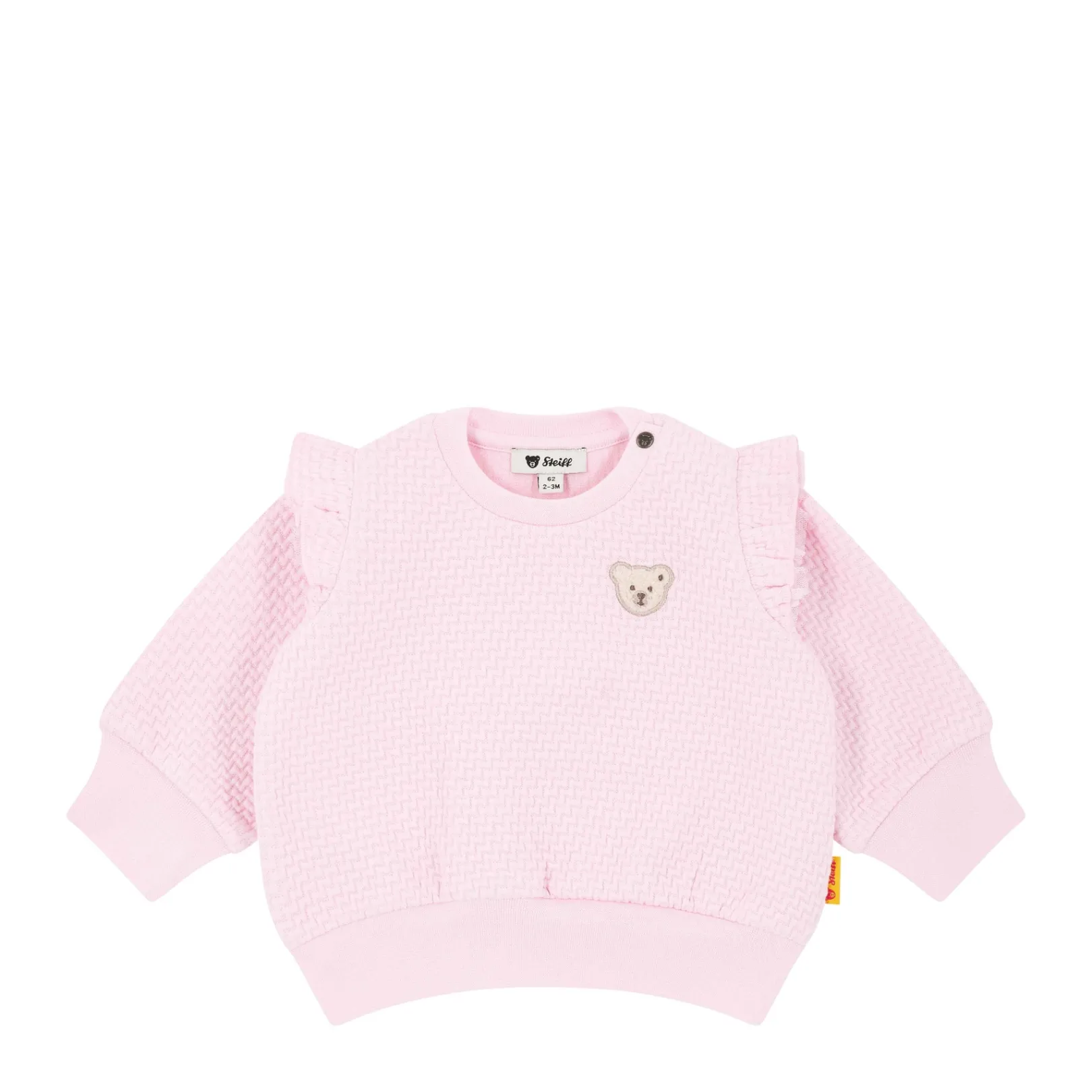 New Steiff Sweatshirt, pink for Girls rose