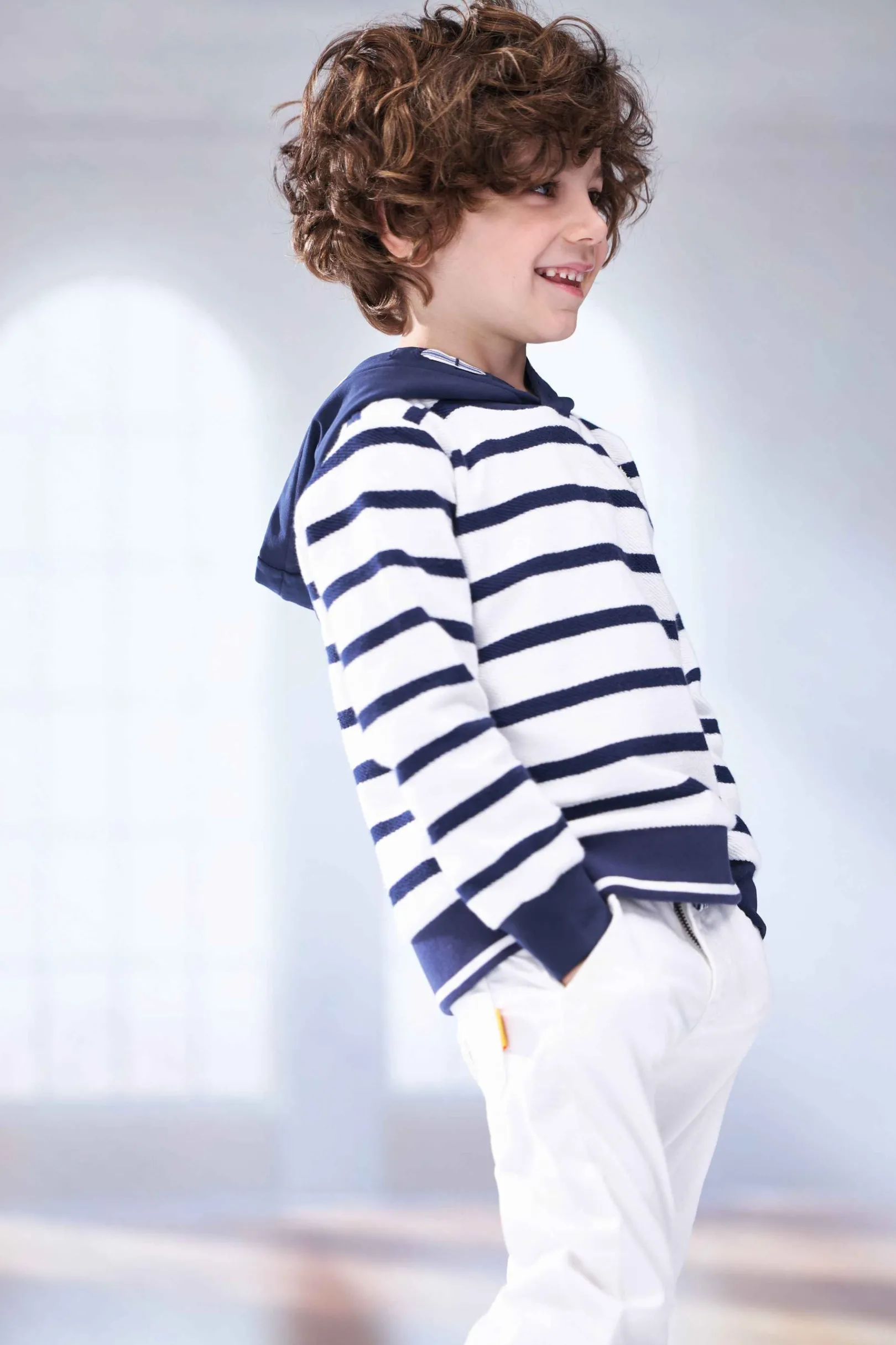 Best Steiff Sweatshirt, for Boys white