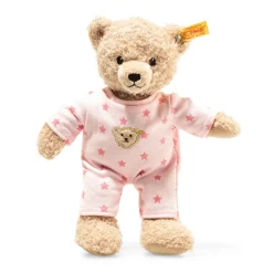 Hot Steiff Teddy bear girl baby with pyjama, 25 cm, pink