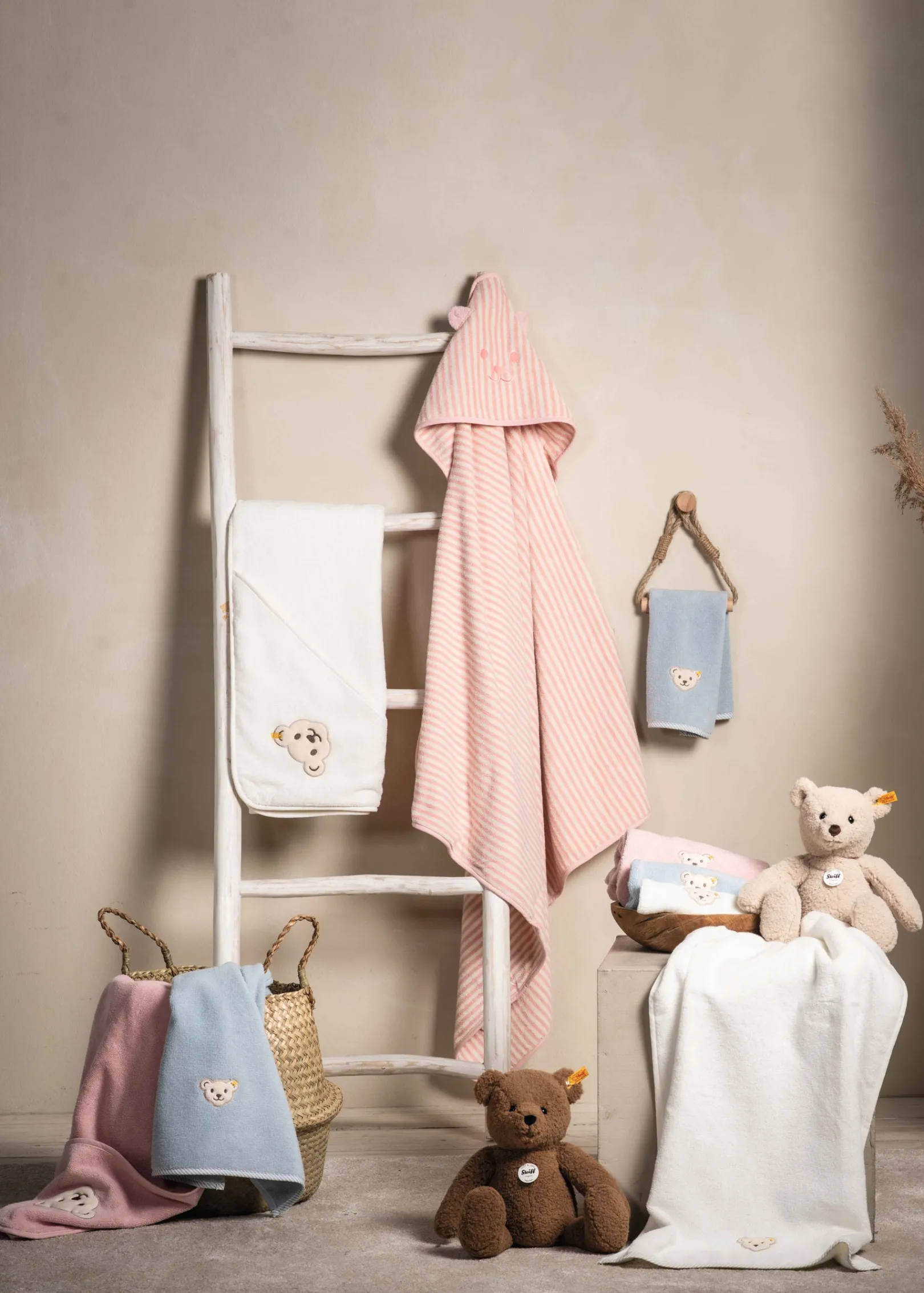 Fashion Steiff Towel, light blue lightblue
