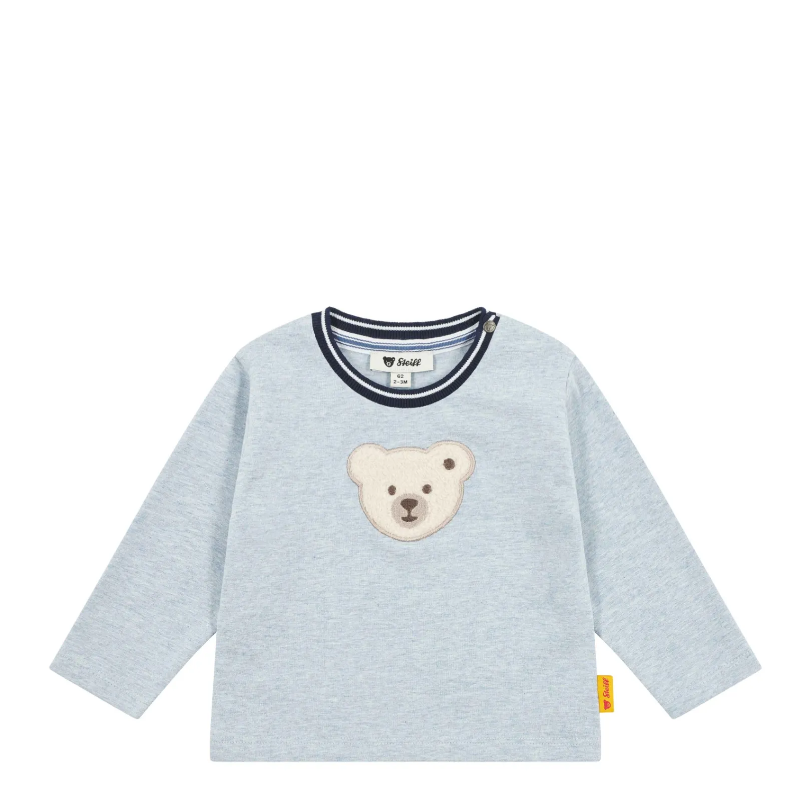 Outlet Steiff T-Shirt longsleeve, light blue for Boys lightblue