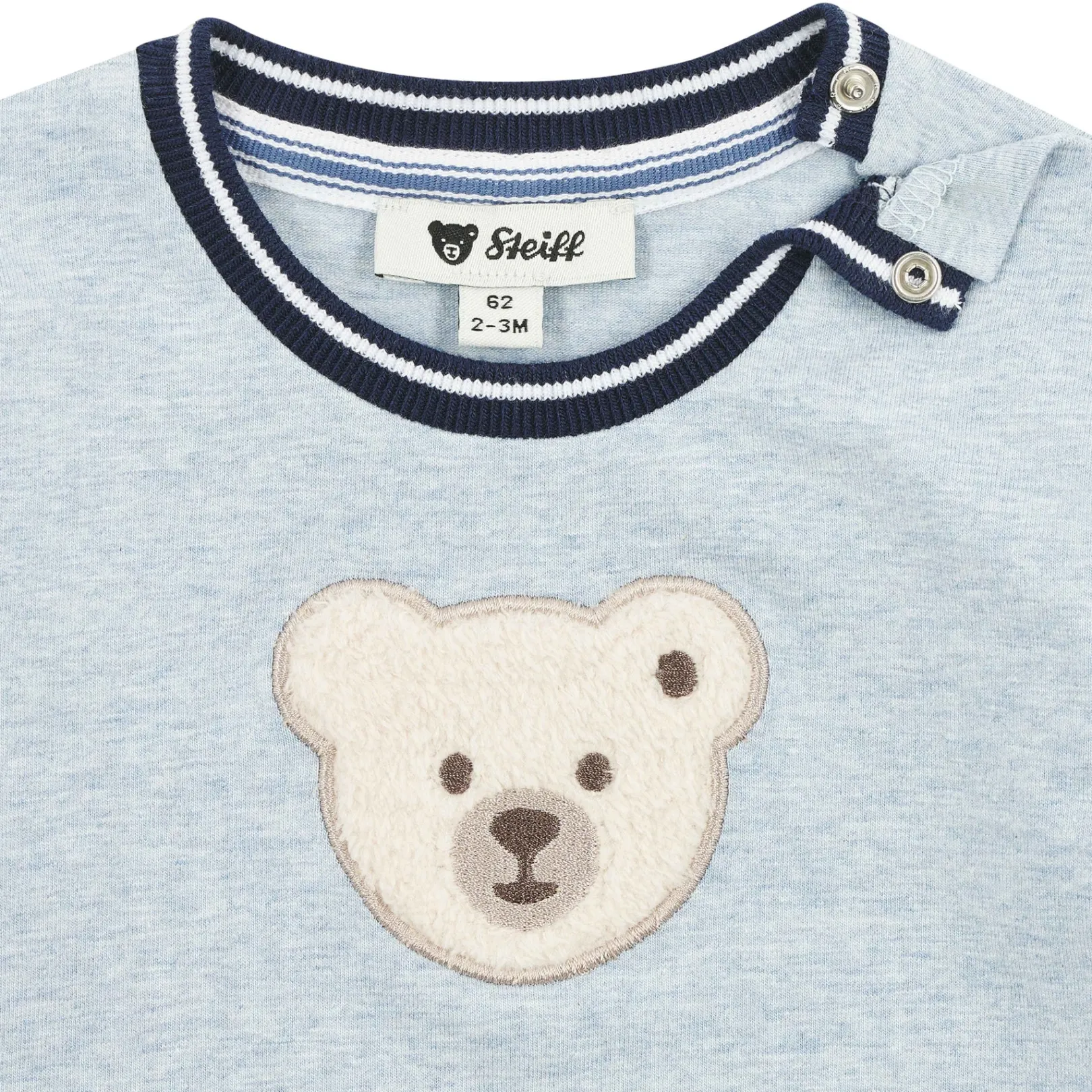 Outlet Steiff T-Shirt longsleeve, light blue for Boys lightblue