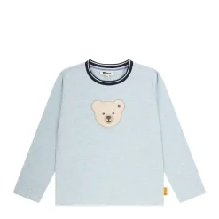 Clearance Steiff T-Shirt longsleeve, light blue for Boys lightblue