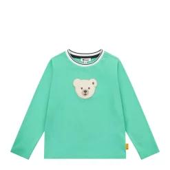 Online Steiff T-Shirt longsleeve, light green for Boys lightgreen