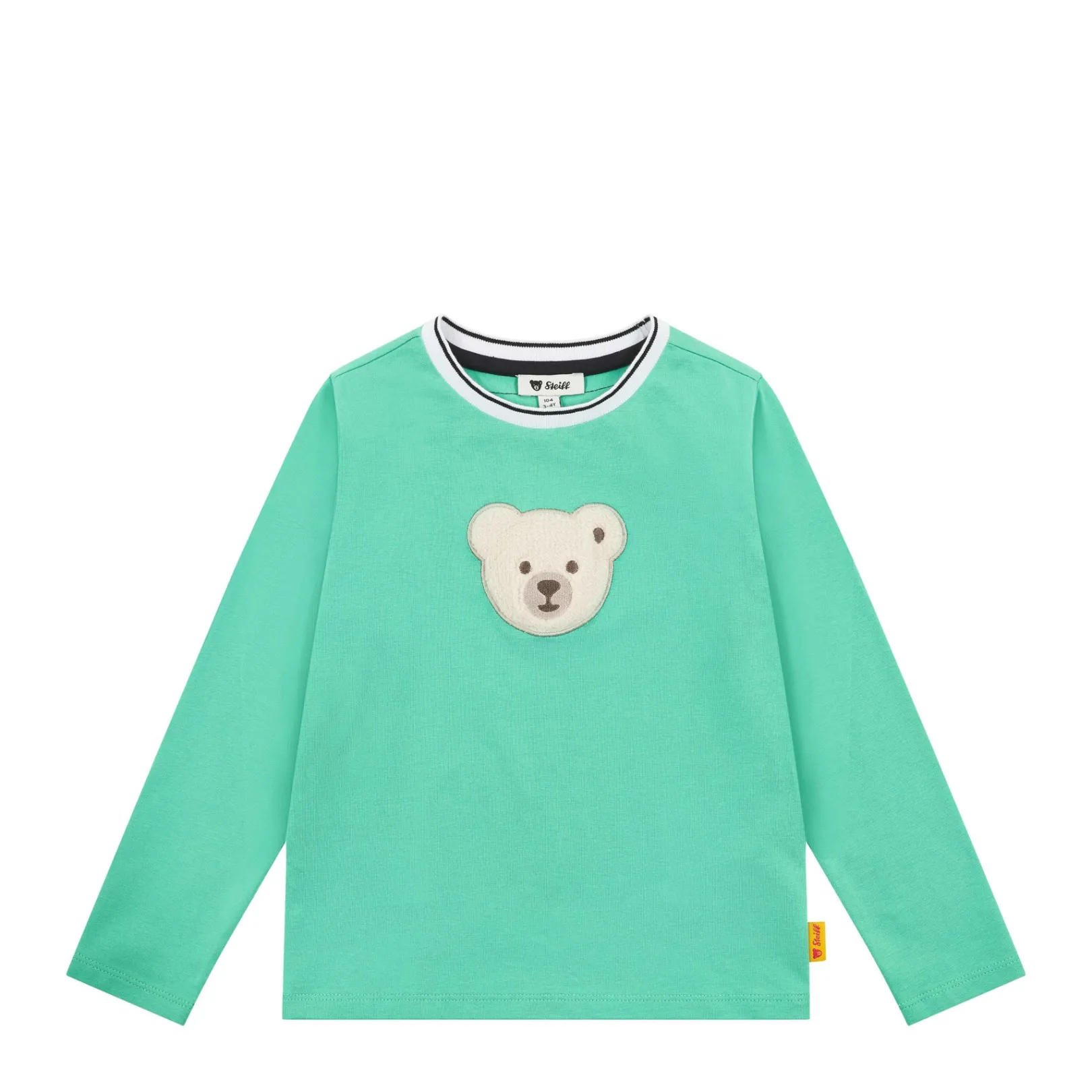 Online Steiff T-Shirt longsleeve, light green for Boys lightgreen