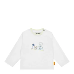 Clearance Steiff T-Shirt longsleeve, for Girls white