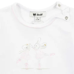 New Steiff T-Shirt longsleeve, for Girls white