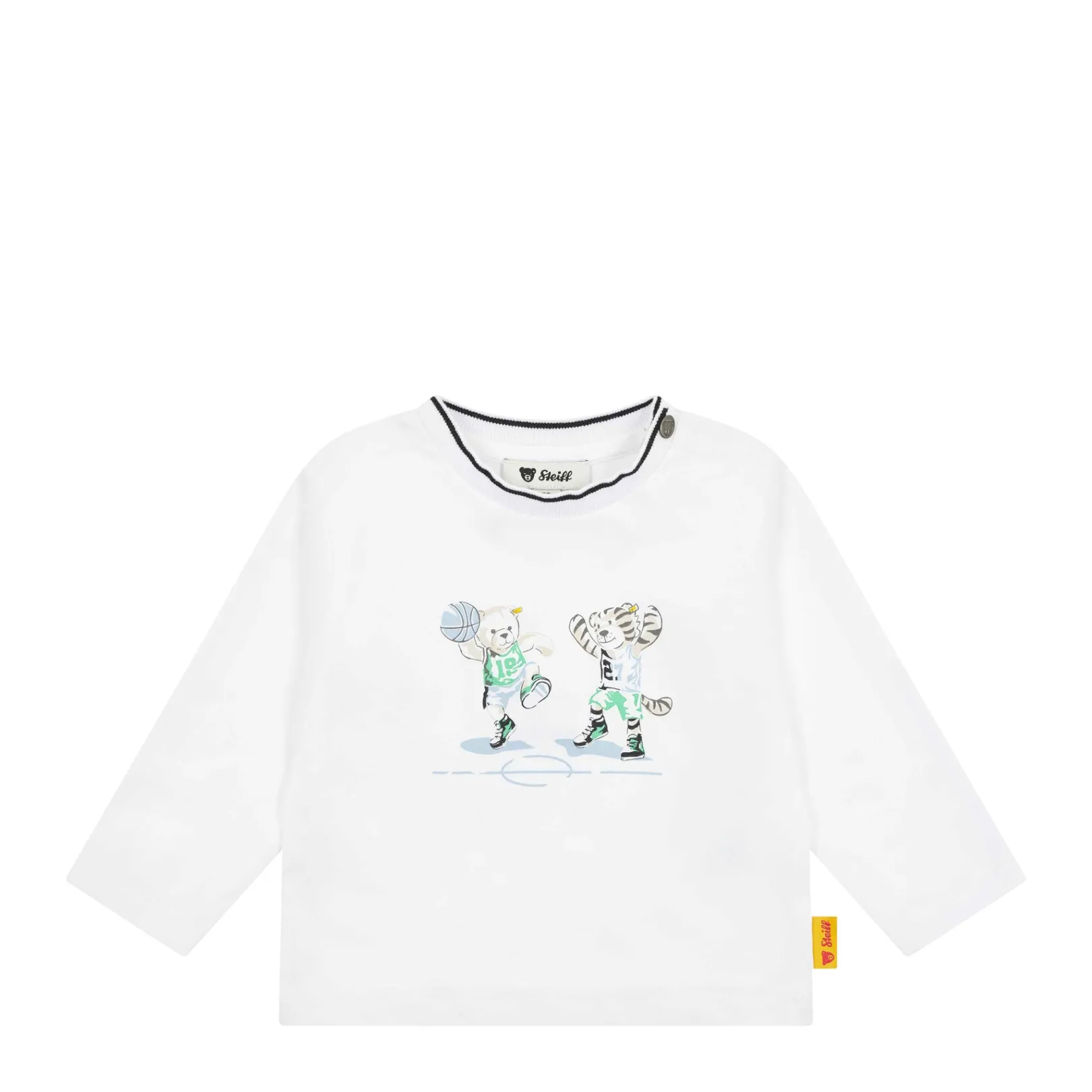 Sale Steiff T-Shirt longsleeve, for Boys white