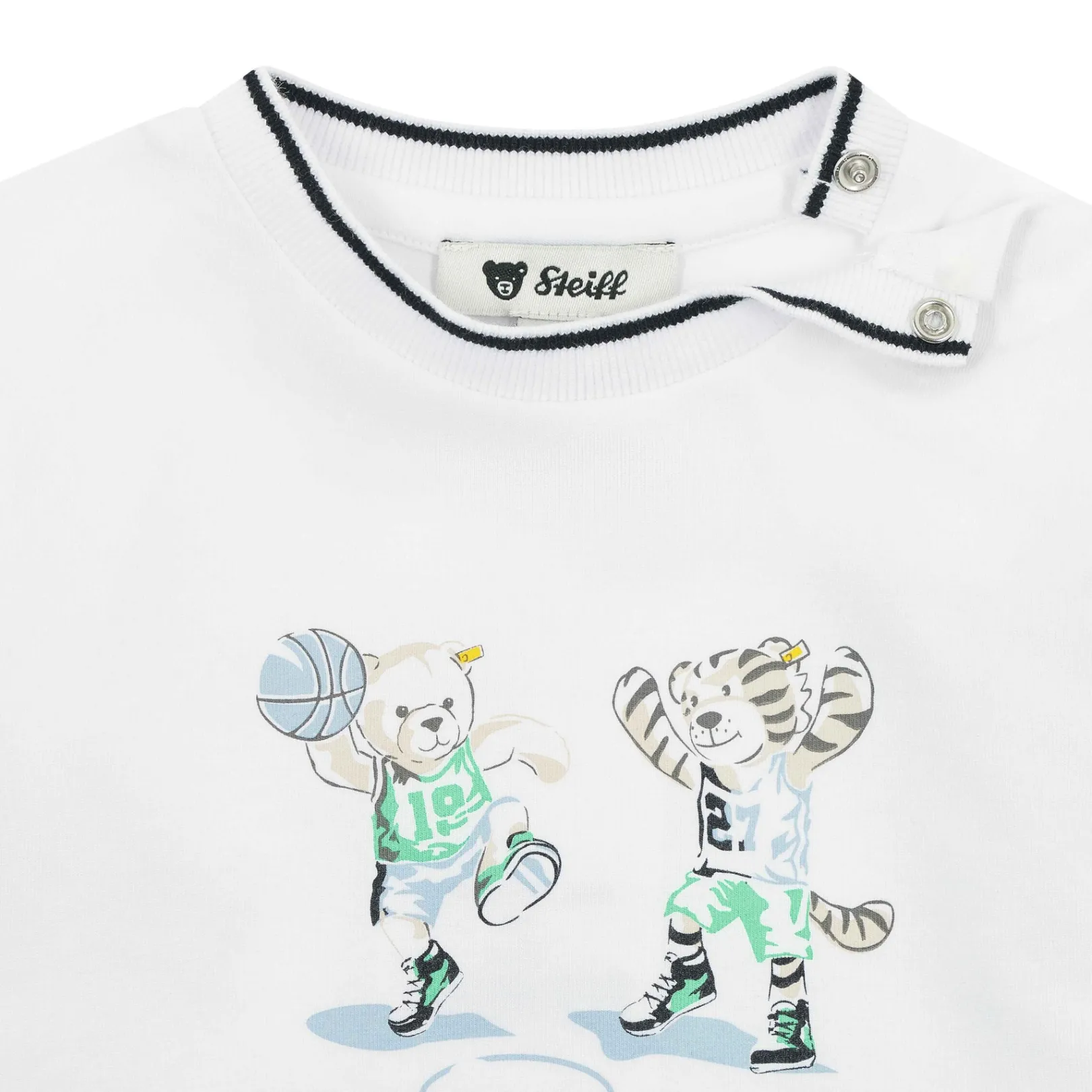 Sale Steiff T-Shirt longsleeve, for Boys white