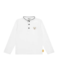 New Steiff T-Shirt longsleeve, for Boys white