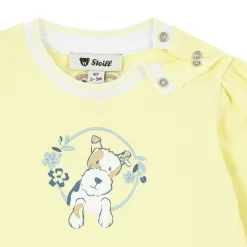 Outlet Steiff T-Shirt longsleeve, for Girls yellow