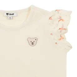Discount Steiff T-Shirt shortsleeve, for Girls beige