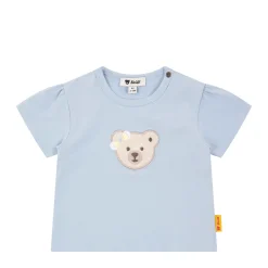 Discount Steiff T-Shirt shortsleeve, light blue for Girls lightblue