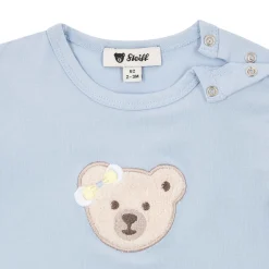 Discount Steiff T-Shirt shortsleeve, light blue for Girls lightblue