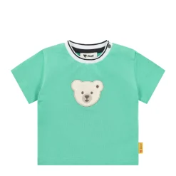 New Steiff T-Shirt shortsleeve, light green for Boys lightgreen