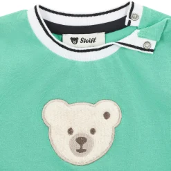 New Steiff T-Shirt shortsleeve, light green for Boys lightgreen