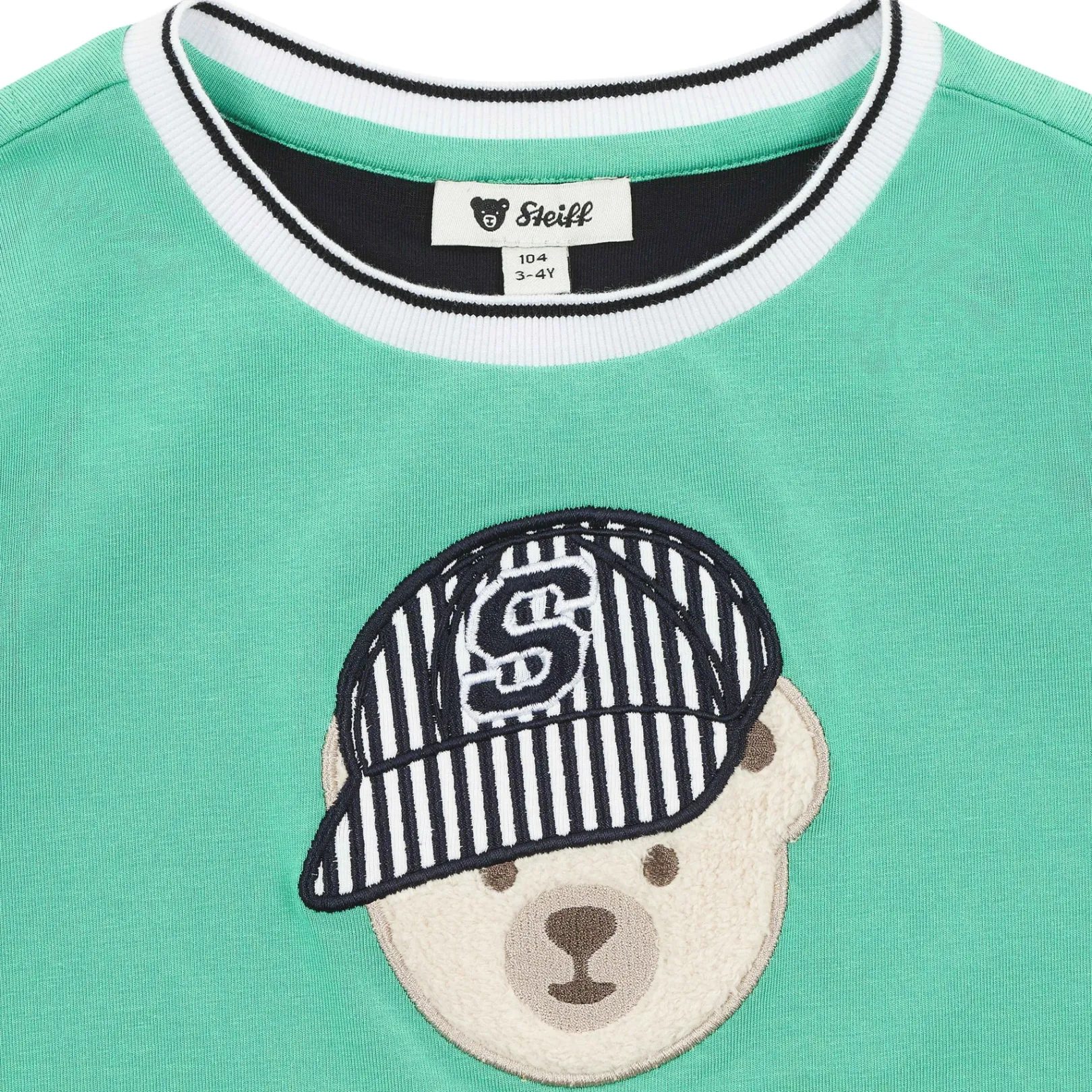Sale Steiff T-Shirt shortsleeve, light green for Boys lightgreen