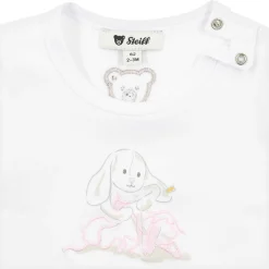 Online Steiff T-Shirt shortsleeve, for Girls white