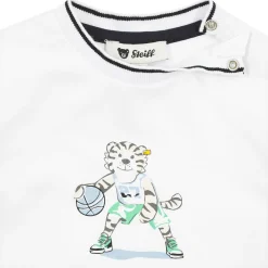 Outlet Steiff T-Shirt shortsleeve, for Boys white