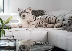 Outlet Steiff Tuhin, the white tiger, 110 cm, white