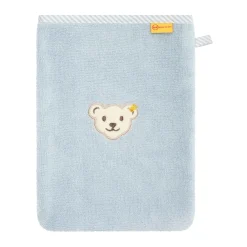 Best Steiff Washcloth, light blue lightblue