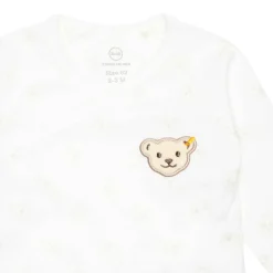 Fashion Steiff Wraped Body longsleeve GOTS, white