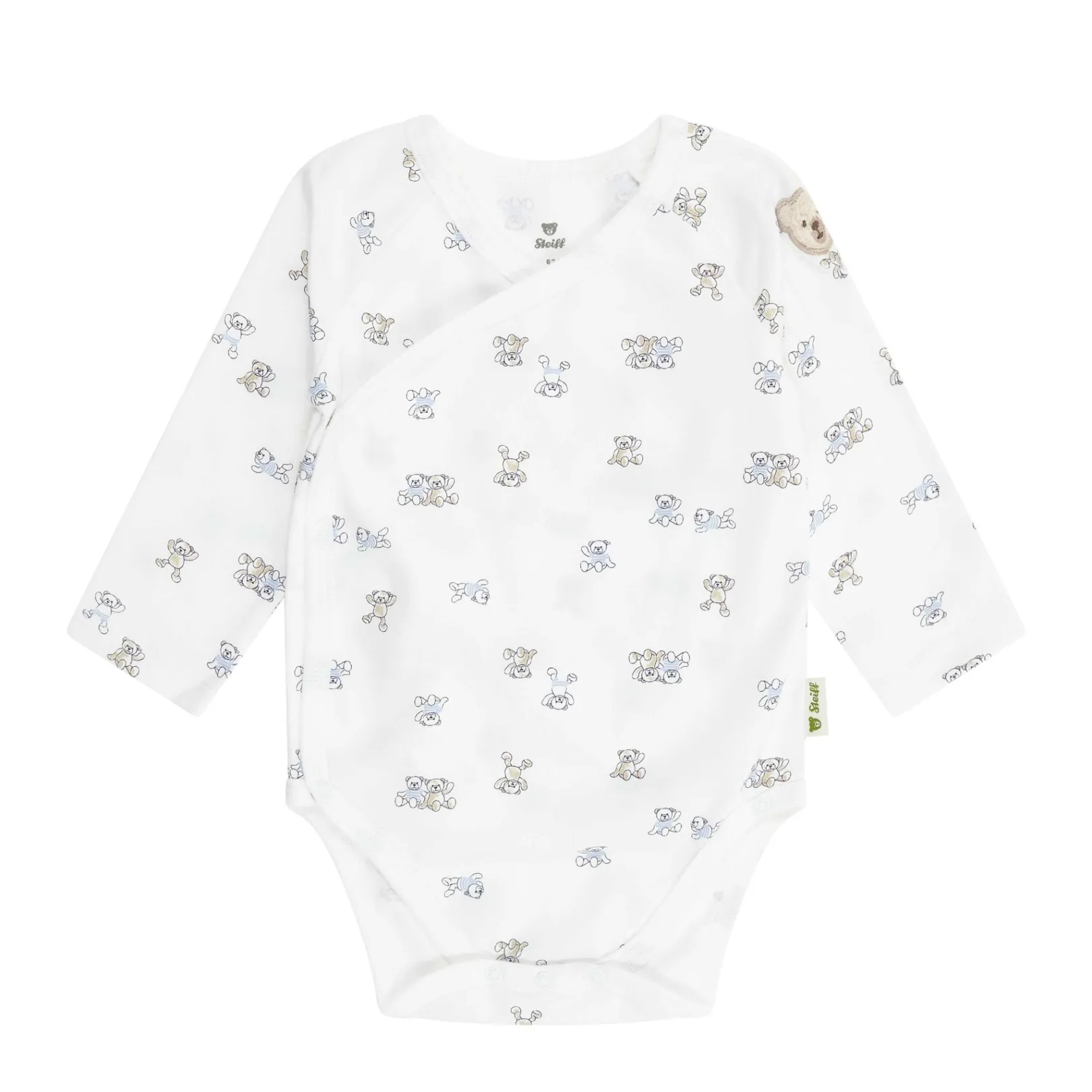 Hot Steiff Wraped Body longsleeve, for Boys white