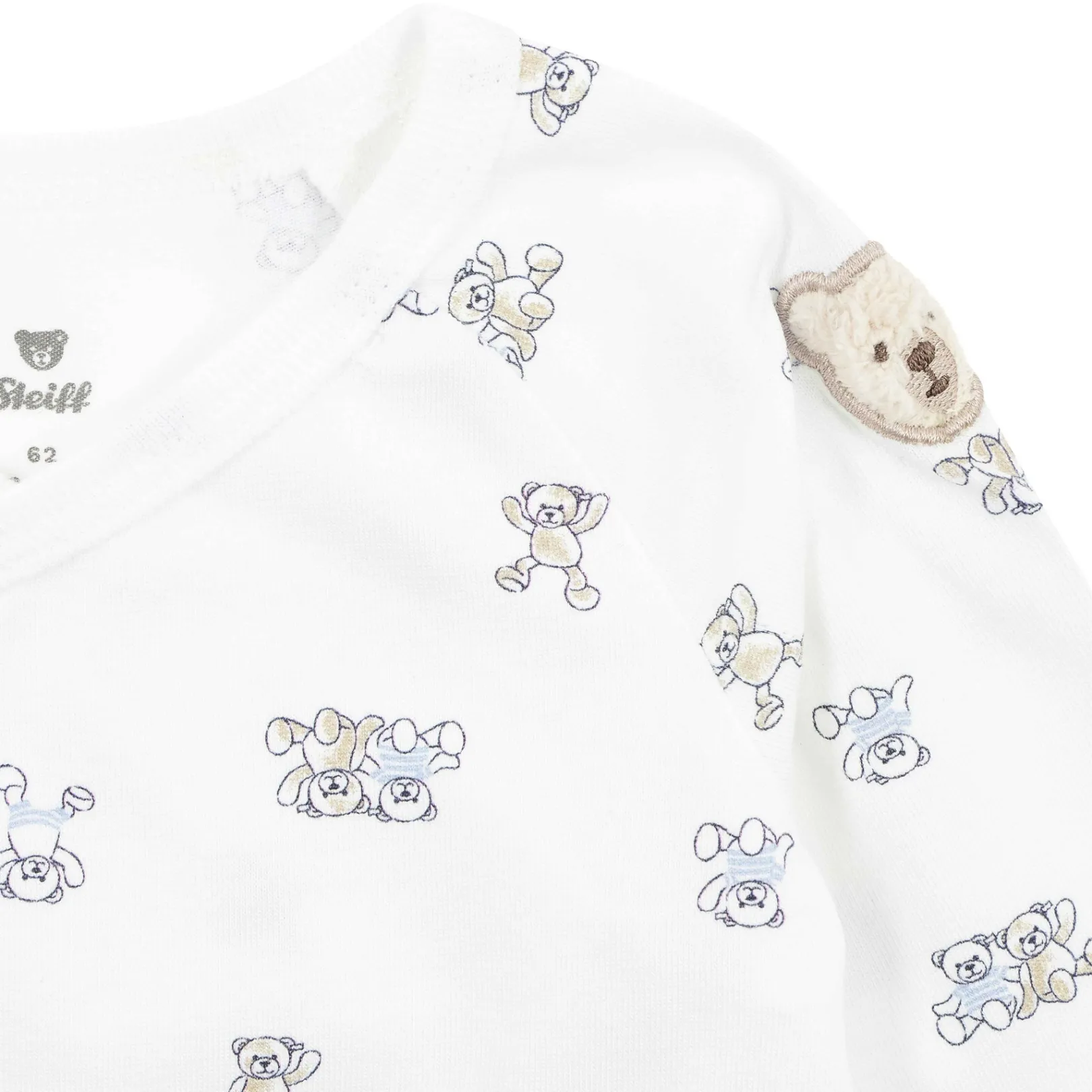 Hot Steiff Wraped Body longsleeve, for Boys white