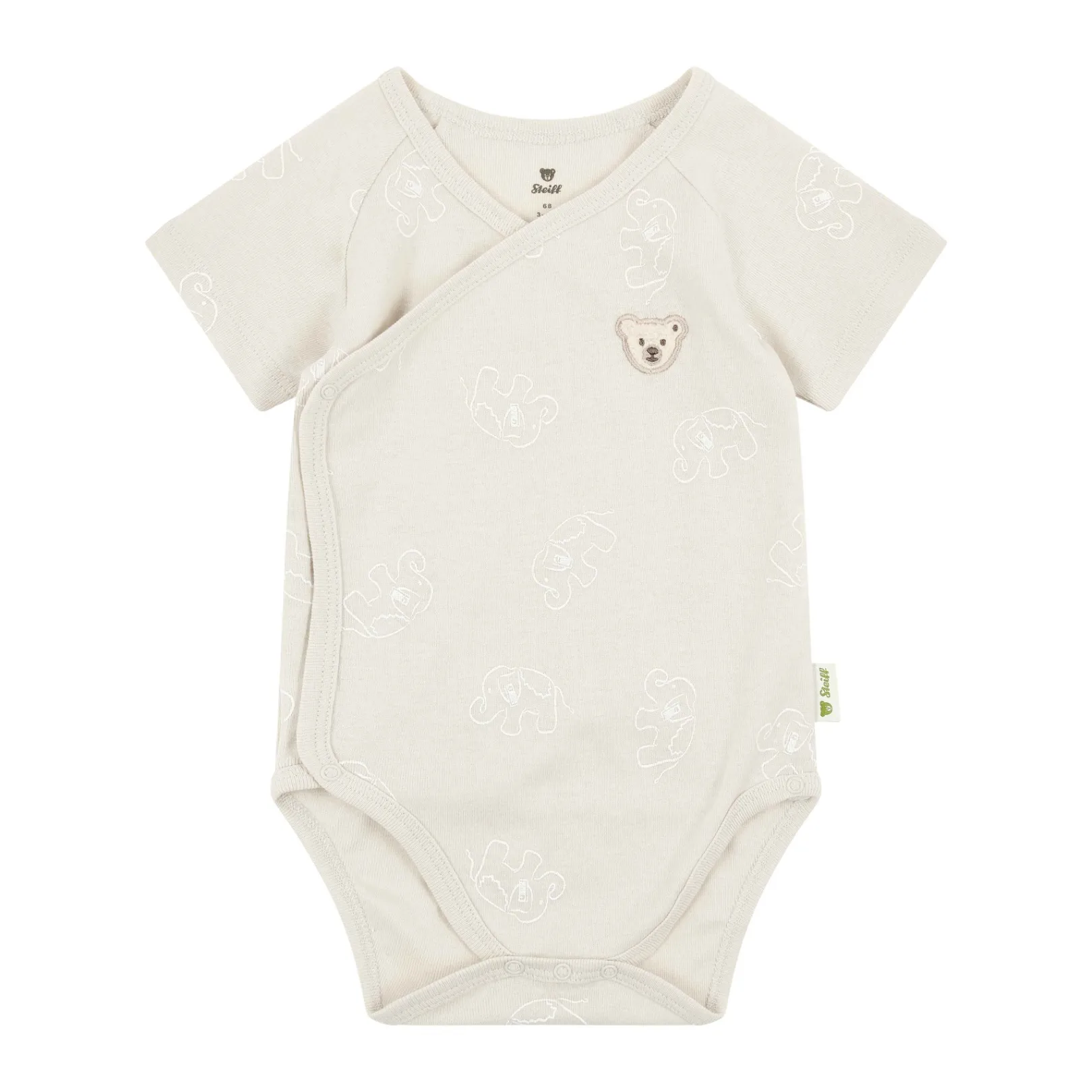 Discount Steiff Wraped Body shortsleeve GOTS, beige